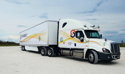 Florida-based Starsky Robotics said one of its autonomous trucks made a successful 7-mile trip on a highway with no one on board.