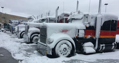 When truckers gathered in Louisville, Kentucky for the Mid-America Trucking Show in March, they were greeted by record snowfalls.