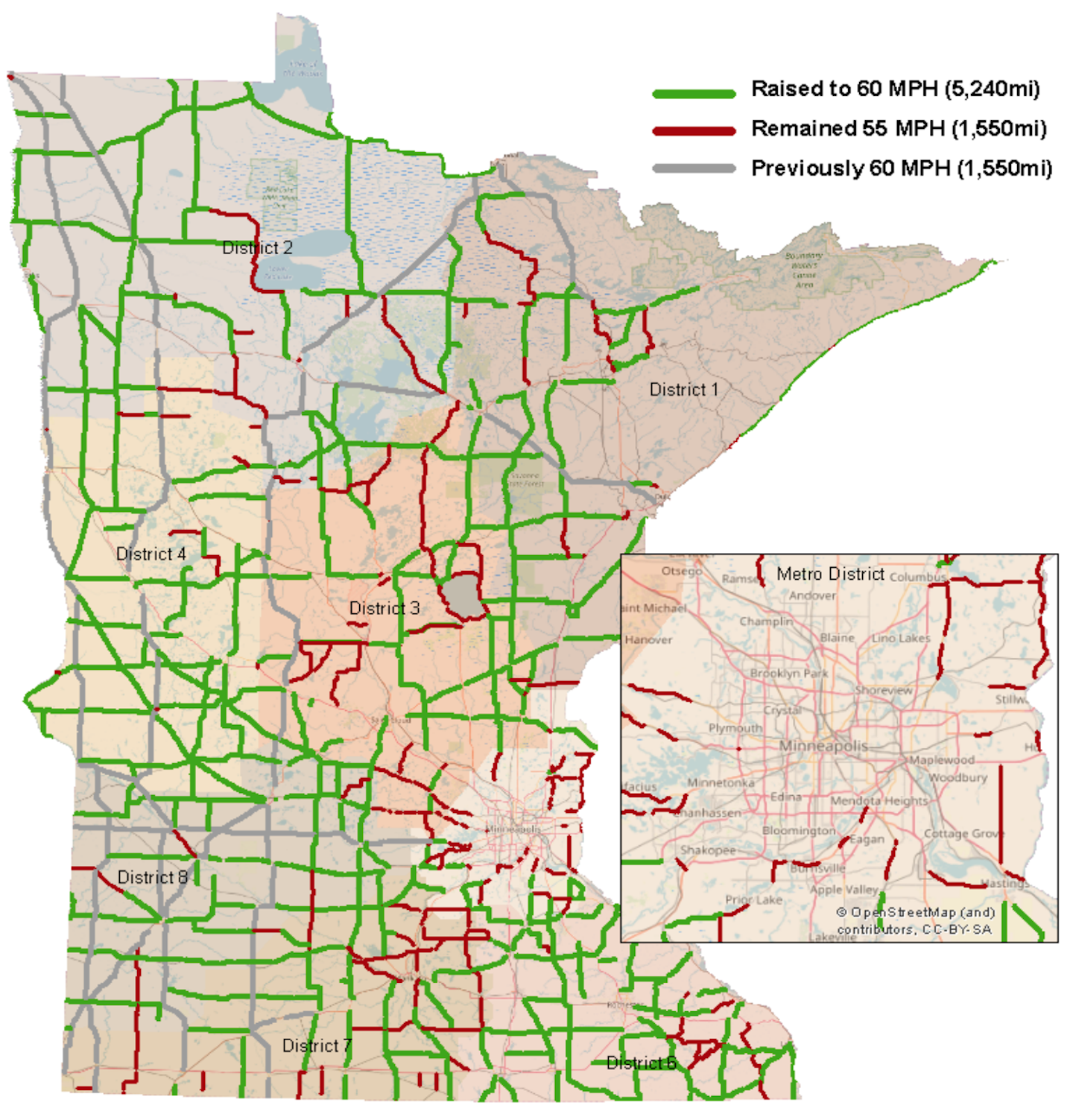 Minnesota DOT raises speed limit on 5,000 miles of roads Truckers News