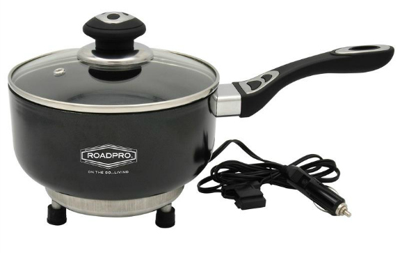 12-volt saucepan essential for truck cab chef