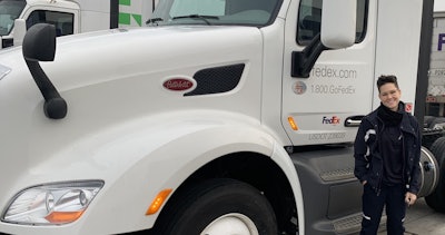 FedEx Freight driver Nikki Weaver is a member of ATA’s America’s Road Team.