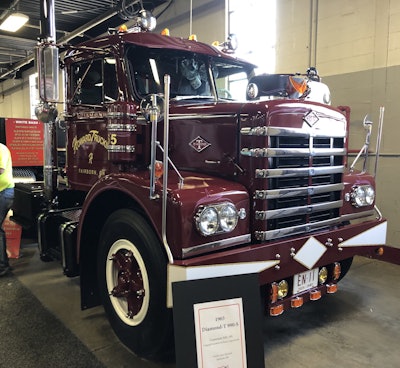 Jerry Howard's 1965 Diamond-T 990-S has a Cummins NH-195. Howard is from Fairborn, Ohio.