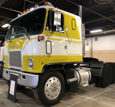 Chris and Donna Smith's 1973 GMC Astro 95 has a 8V 71 Detroit and a 13-speed Road Ranger.