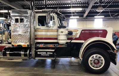 This 1973 White Western Star is one of several antique trucks on display at MATS.