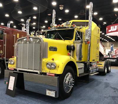 Matt Chase, from Rising Sun, Indiana, owns this 1979 Kenworth W900A. It has a Big Cam 3 400 Cummmins and 13-speed transmission.