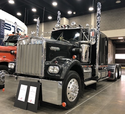 Billy Goullon's 1981 Kenworth W900A has a 3406 A Model CAT with a 13-speed transmission.