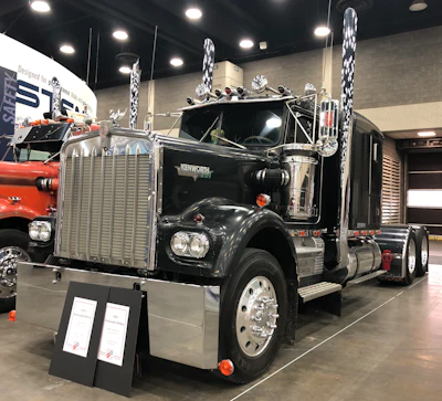 Billy Goullon's 1981 Kenworth W900A has a 3406 A Model CAT with a 13-speed transmission.