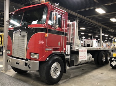 Tom Chesnut, from Lancaster, Kentucky, owns this 1990 Kenworth K100.