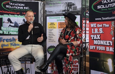 Barry Fowler, president of Taxation Solutions, Inc. chats with Marcia Campbell of WSM radio.