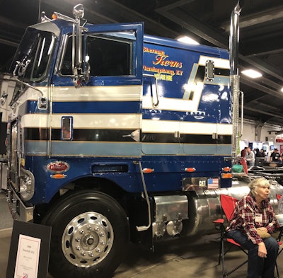 Kerns retired his truck as a work truck in 2008 and now takes it to truck shows to display.