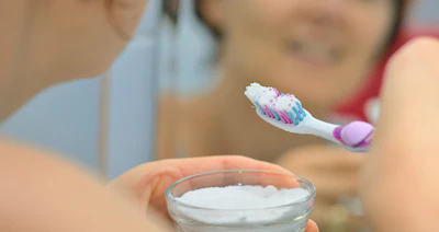 Baking soda can be a great, inexpensive toothpaste.