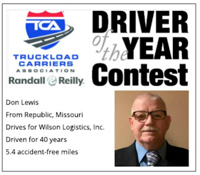 Truckload Carriers Association - Driver of the Year