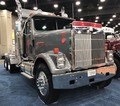 This International truck is on display at MATS.