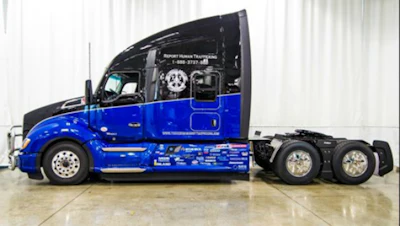 The Kenworth “Everyday Heroes” T680 will make an appearance at the Mid-America Trucking Show next week. (Kenworth photo)