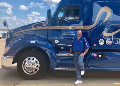 Timothy Dean of Werner Enterprises was named the winner of the 2019 International Driver Excellence Award.