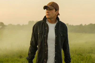 Rodney Atkins on the cover of his new album “Caught Up In The Country.”