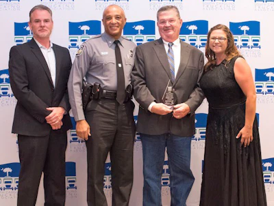 UPS Freight driver Ronnie Luckadoo was the runner up in the 3-Axle class. (Image Courtesy of South Carolina Trucking Association/David M. Wes)
