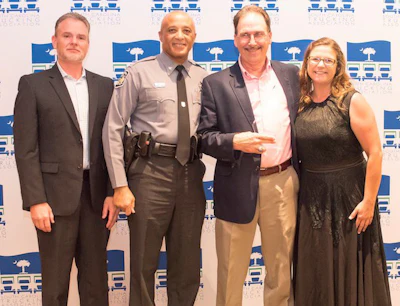 Walmart driver Marty Knopf won first place in the 4-Axle class. (Image Courtesy of South Carolina Trucking Association/David M. Wes)
