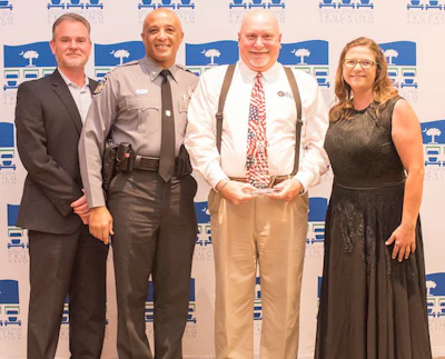 C&S Wholesale Services driver Richard McCoy won first place in the 5-Axle class. (Image Courtesy of South Carolina Trucking Association/David M. Wes)