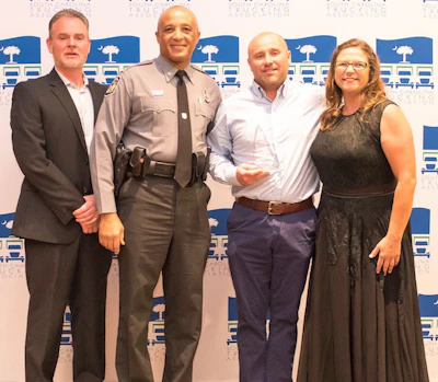 YRC Freight driver Alan Wilkerson was the runner up in the 5-Axle class. (Image Courtesy of South Carolina Trucking Association/David M. Wes)