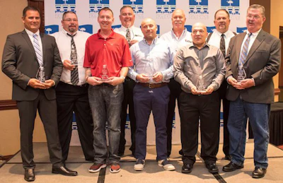 The runners up from the South Carolina Truck Driving Championship. (Image Courtesy of South Carolina Trucking Association/David M. Wes)