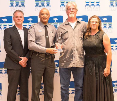FedEx Freight driver Kevin Doll was named Rookie of the Year. (Image Courtesy of South Carolina Trucking Association/David M. Wes)