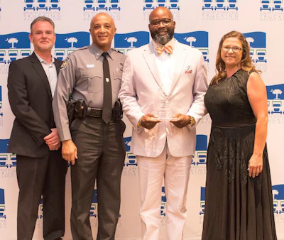 FedEx Express driver Eddie Days won first place in the Step Van class. (Image Courtesy of South Carolina Trucking Association/David M. Wes)