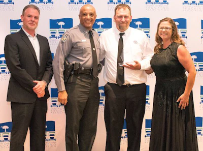 Old Dominion Freight Line driver David Eggert won first place in the Straight Truck class. (Image Courtesy of South Carolina Trucking Association/David M. Wes)