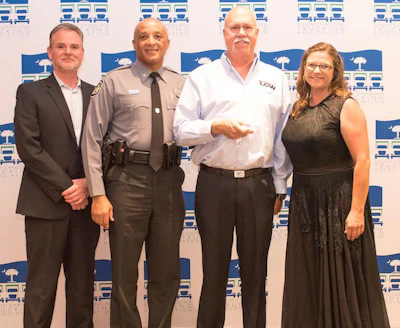 TCW driver Ben Yearty was the runner up in the Tanker class. (Image Courtesy of South Carolina Trucking Association/David M. Wes)