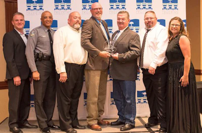 UPS Freight representatives accepted the Team Trophy. (Image Courtesy of South Carolina Trucking Association/David M. Wes)
