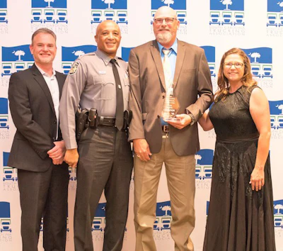 UPS Freight driver James Belcher won first place in the Twins class. (Image Courtesy of South Carolina Trucking Association/David M. Wes)