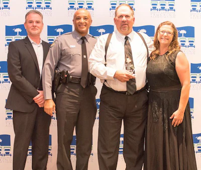 ABF Freight driver Scott Howard was the runner up in the Twins class. (Image Courtesy of South Carolina Trucking Association/David M. Wes)