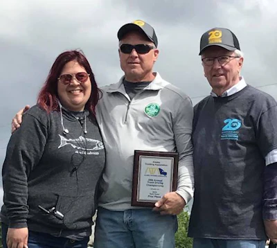 Alaska West Express driver Brian Ambrose, center, won first place in Alaska's tanker class. (Image Courtesy of Alaska Trucking Association/Facebook)