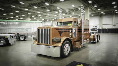 Daniel Gil and Alonza Ramirez’s 2018 Peterbilt 389 won Best of Show in the Limited Mileage Bobtail category.