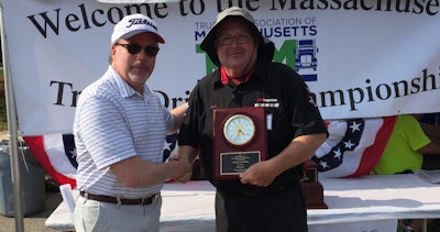 XPO Logistics driver Richard Sweeney was named grand champion. (Image Courtesy of Trucking Association of Massachusetts)