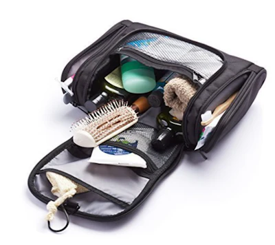 Amazon Basics Hanging Travel Kit $15