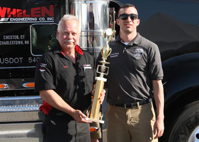 XPO Logistics driver Ernie Budlowski, left, is Connecticut’s grand champion. (Image Courtesy of Motor Transport Association of Connecticut)