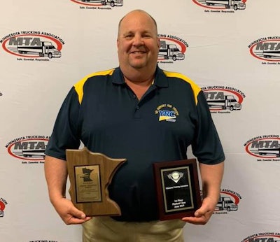 Minnesota’s grand champion is YRC Freight driver Bill Krouse. (Image Courtesy of Minnesota Trucking Association)