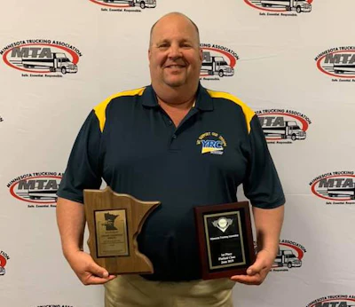 Minnesota’s grand champion is YRC Freight driver Bill Krouse. (Image Courtesy of Minnesota Trucking Association)