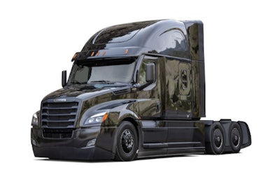 A 2020 Freightliner Cascadia with a DD15 engine and raised roof sleeper will be on display at GATS.