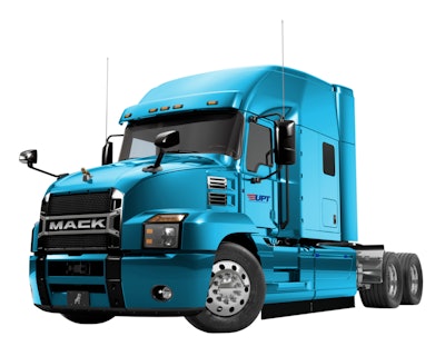A 2020 Mack Anthem AN64T70 truck will be on display at the GATS New Truck Pavilion. It has a 70-inch sleeper, Mack MP8 445-horsepower engine, and mDrive 12-speed transmission.