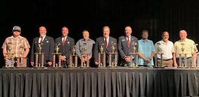 Nine drivers earned champion titles at the Arkansas Truck Driving Championship. (Image Courtesy of Arkansas Trucking Association)
