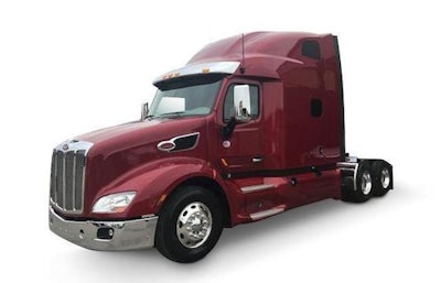 The 2020 Peterbilt Model 579 has an 80-inch UltraLoft sleeper and a Cummins x15 500-horsepower engine.