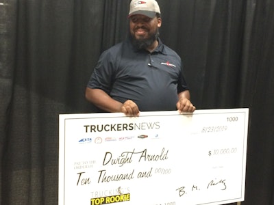 Trucking’s Top Rookie Dwight Arnold