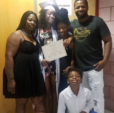 Jaron Grier and his family.