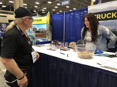 Denham held a meet-and-greet during GATS with Ice Road Truckers cast members.