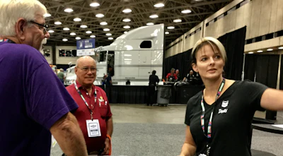 Former 'Ice Road Truckers' star Lisa Kelly talks to fans