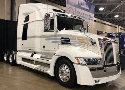 This Western Star is among the new trucks on display at the GATS New Truck Pavilion.