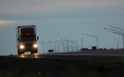 truck-on-road-at-night