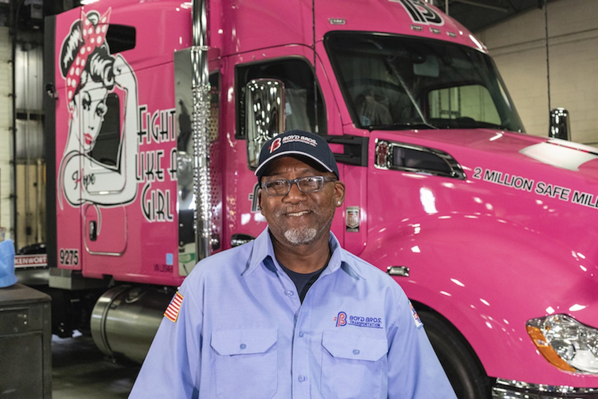 Breast Cancer Survivor Truck